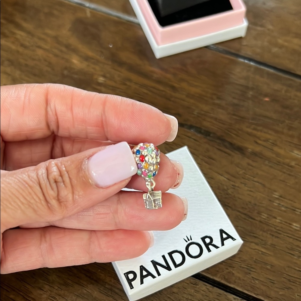 Pandora Colorful Hot Air Balloon Brooch